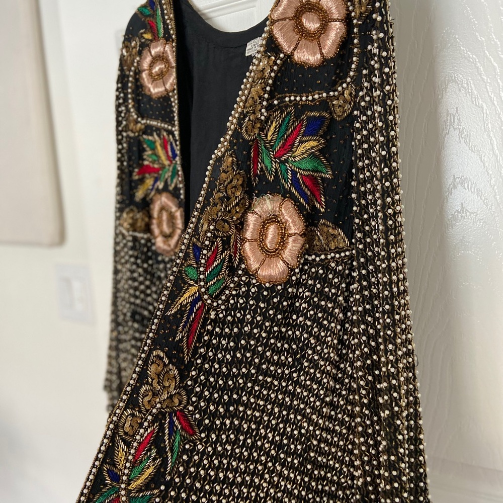 GORGEOUS BEADED VINTAGE TUNIC